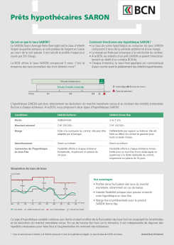 Vignette brochure Taux SARON